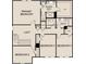 Second story floor plan displaying the primary bedroom, bath, walk in closet, loft and 3 additional bedrooms at 2109 Boxwood Se Cir, Conyers, GA 30094