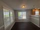 Cozy breakfast nook with natural light and view into the kitchen at 1365 Jubilee Ln, Mcdonough, GA 30253