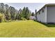 A large, green backyard with a manicured lawn at 3710 Burling Rdg, Lithonia, GA 30038