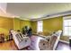 Comfortable sitting area in Primary bedroom with natural light and hardwood floors is ideal for relaxation at 3710 Burling Rdg, Lithonia, GA 30038