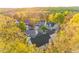 Aerial view of neighborhood with trees in full bloom at 4061 Preserve Trl, Snellville, GA 30039