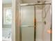 Bathroom with tub, shower, and large window at 4061 Preserve Trl, Snellville, GA 30039