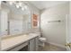 This bathroom has a large vanity area with ample counterspace and a shower/tub at 3476 Silver Maple Dr, Duluth, GA 30096