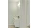Bathroom featuring modern vanity, black faucet, and stylish flooring at 305 Stonecliff Ct, Stone Mountain, GA 30083