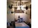 Cozy dining nook featuring a modern table and interesting wall decorations at 31 Dogwood Nw Ln, Cartersville, GA 30121
