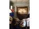 Messy room featuring a door with a striped shade and clutter, showing renovation potential at 31 Dogwood Nw Ln, Cartersville, GA 30121