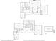 Floor plan showcasing the layout of the first and second floors, and basement level at 4785 Longchamps Dr, Sandy Springs, GA 30319