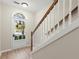 Inviting entryway with hardwood floors and a stylish front door at 4912 Waters Edge Trl, Roswell, GA 30075