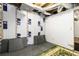 Unfinished basement, displaying vapor barrier, concrete walls and flooring, and visible utilities at 5272 Cumberland Way, Stone Mountain, GA 30087