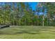 Spacious backyard with lush green grass and mature trees offering privacy at 2013 Ripple Park Bnd, Canton, GA 30114