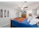 Bedroom with comfy bed and attached bath that is a serene retreat offering both style and convenience at 2014 Anchor Way, Buford, GA 30518