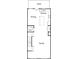 Floor plan showing the kitchen, dining area, Gathering room, and powder room on the second floor at 5443 Blossomwood Sw Trl, Mableton, GA 30126