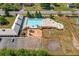 Aerial shot of community pool, playground, and basketball court, offering residents fun recreational amenities at 100 Cottage Nw Walk, Cartersville, GA 30121