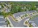 Newer townhome community, featuring tree-lined streets and mountain views at 1385 Vayda Ct, Marietta, GA 30066