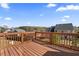 Wooden deck offering a scenic view of the surrounding neighborhood at 2851 Fareed St, Douglasville, GA 30135