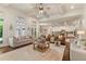 Open floor plan showcases a spacious living area leading to the modern kitchen at 3290 Camellia Ln, Suwanee, GA 30024