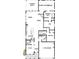 Detailed floor plan showcasing layout with kitchen, Gathering room, and bedrooms at 214 Strawberry Ln, Woodstock, GA 30189