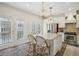 Stylish kitchen featuring an island with seating and stainless steel appliances at 346 Ardmore Ct, Atlanta, GA 30309