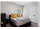 Cozy bedroom features a double door closet, carpet floor, and natural light at 224 Eva Way, Cartersville, GA 30121