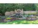 Stone monument and water feature at the community entrance at 560 Brook Manor Dr, Johns Creek, GA 30022