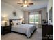 Comfortable bedroom with a ceiling fan and a window letting in natural light at 255 Eason St, Bowdon, GA 30108