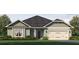 Charming single-story home with neat lawn, neutral siding, dark roof, and attached garage at 255 Eason St, Bowdon, GA 30108