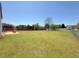 Large backyard is fully fenced, offering space for recreation and privacy at 502 Owens Springs Ln, Mcdonough, GA 30252