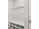 Mudroom with storage cubbies and coat hooks at 7164 Linden Dr, South Fulton, GA 30349