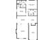 Detailed floor plan showcasing the layout of the home with labeled rooms and measurements at 123 Stoneforest Dr, Woodstock, GA 30189