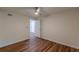 Empty bedroom with hardwood floors and neutral walls at 214 Adeline Nw Ave, Atlanta, GA 30314
