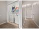 Laundry room with washer, dryer, and ample storage space at 3203 Cyrus Point Nw Ln, Kennesaw, GA 30152