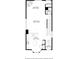 Floorplan featuring the living room, dining area, kitchen, foyer, and bathroom at 4236 Tacoma Trce, Suwanee, GA 30024