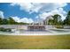 Amphitheater and water feature with a view of the park and community at 4236 Tacoma Trce, Suwanee, GA 30024