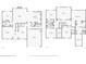 Full home floor plans showcasing the layout of both the first and second floors of the home at 6565 Bentley Ridge Dr, Cumming, GA 30040