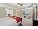 Bright main bedroom boasts en suite bathroom and TV, providing a relaxing retreat at 6565 Bentley Ridge Dr, Cumming, GA 30040