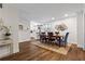Elegant dining room with hardwood floors, stylish lighting, and modern decor at 802 Frederica Ne St # 5, Atlanta, GA 30306