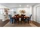 Inviting dining room features a dining table with seating for six and access to the kitchen at 802 Frederica Ne St # 5, Atlanta, GA 30306