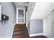 The entrance features a stairway, a front door, and a red brick floor at 802 Frederica Ne St # 5, Atlanta, GA 30306