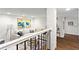 Bright and airy living room with comfortable seating and staircase at 802 Frederica Ne St # 5, Atlanta, GA 30306
