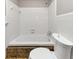 Cozy bathroom with shower and built-in tub at 4261 Autumn Hill Dr, Stone Mountain, GA 30083