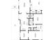 Detailed floor plan showcasing the layout of the main level, including kitchen and living areas at 4261 Autumn Hill Dr, Stone Mountain, GA 30083