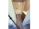 Bathroom with shower, toilet, modern vanity, and sleek hard flooring at 11447 Vinea Ln, Hampton, GA 30228