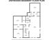 Unfinished basement floor plan with utility, bath and multiple rooms at 1286 Whisper Cove Dr, Buford, GA 30518