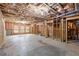 Unfinished basement showcasing its structure, insulation, and customization potential at 1286 Whisper Cove Dr, Buford, GA 30518