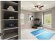 Versatile bonus room with carpet, suitable for a home gym or recreational space at 1286 Whisper Cove Dr, Buford, GA 30518