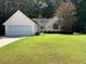 Charming single story home featuring an attached two car garage and well maintained lawn at 159 Parkside Dr, Stockbridge, GA 30281
