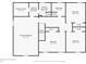 A floor plan of the second story of the house at 3627 Pebble Hill Ne Dr, Marietta, GA 30062