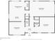 A floor plan of the first story of the house at 3627 Pebble Hill Ne Dr, Marietta, GA 30062