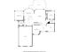 First floor plan featuring a large kitchen, dining room, and living room at 470 W Magnolia Cir, Johns Creek, GA 30005