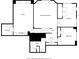 Basement floor plan featuring a recreation room, wet bar, bath and storage area at 470 W Magnolia Cir, Johns Creek, GA 30005